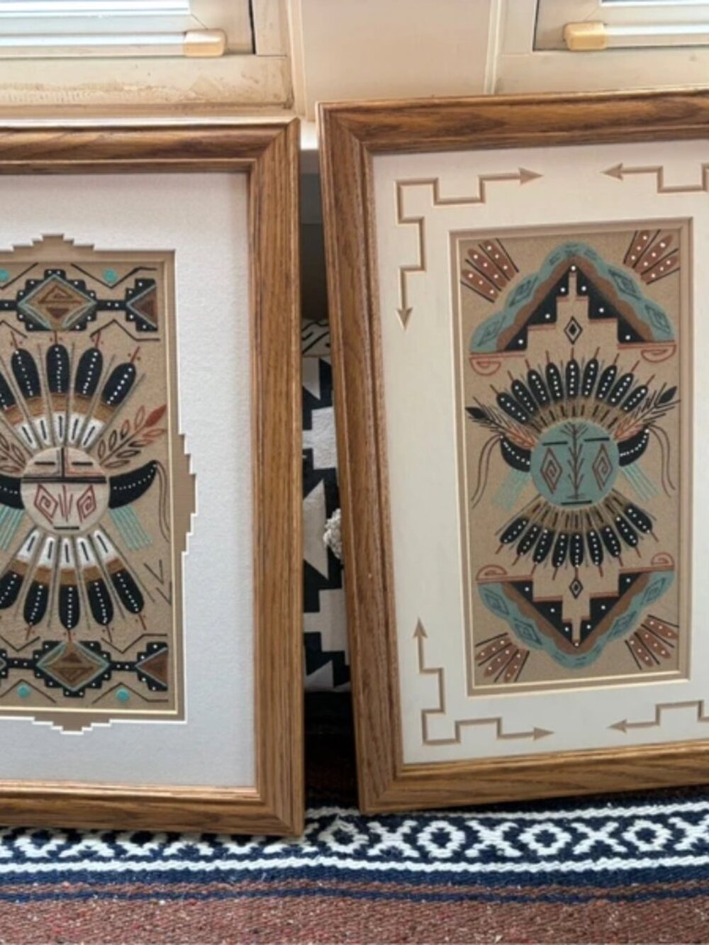 Bertha Yazzie Navajo sand paintings